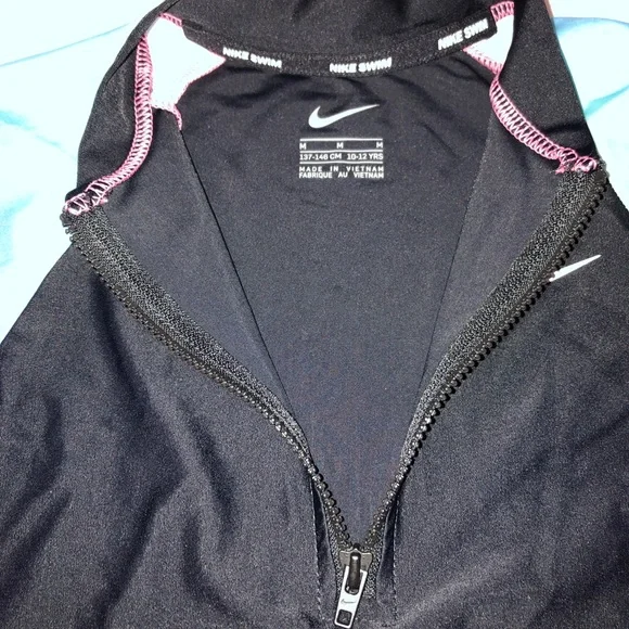 Nike swim rash guard top girls size 10–12 - Picture 4 of 6